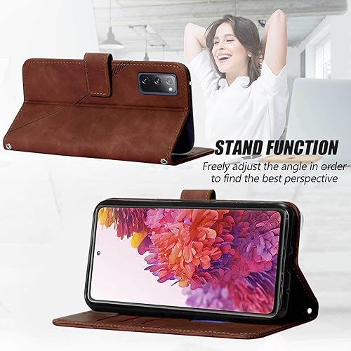 S20 FE Case Wallet,for Samsung S20 FE Case,[Kickstand][Wrist Strap