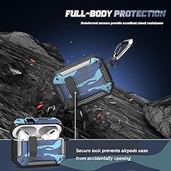 RFUNGUANGO for AirPods Pro Case Cover with Cleaner