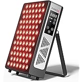 2026 Upgraded Red Light Therapy for Face and Body, 60 Dual Chip LEDs 660nm-850nm Near Infrared Light Therapy Panel,Adjustable Brightness (20-100%),Time(5-30 min) Red Light Therapy for Home Office