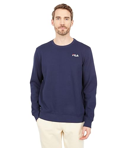 Crew Neck Fila Sweatshirt Amazon Fila Men's Colona Sweatshirt Navy