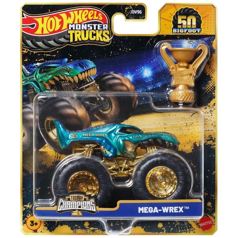 Hot Wheels Monster Trucks Trophy Champions - Mega-Wrex
