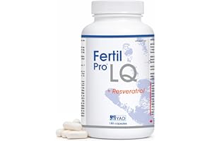 Fertil Pro LQ - Coenzyme Coq10, L-arginine + Resveratrol Antioxidants and Anti-Inflammatory Support Natural Fertility Support