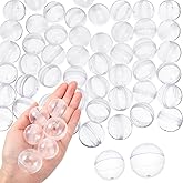 Libima 300 Pcs Gumball Machine Capsules Round Capsules 1.1" 1.25" Vending Machine Capsules Empty Clear Balls Toys Small Gumball Containers for Surprise Prize Party Favor (Clear)