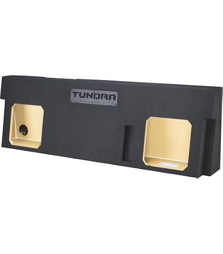 Toyota Tacoma 05-22 Crew Cab Subwoofer Box Enclosure 2x12 Woofers Sealed
