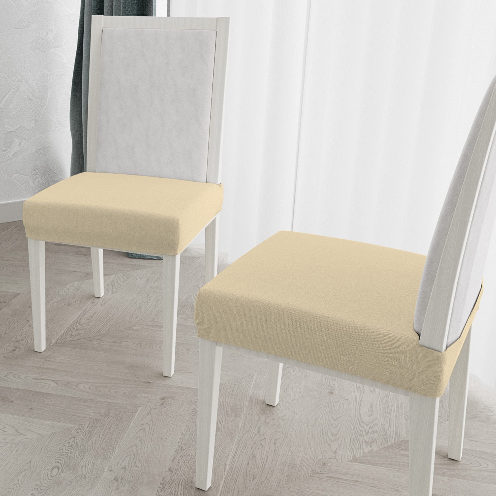 Italian Bed Linen MB HOME BASIC, Più Bello Chair Cover, Cream