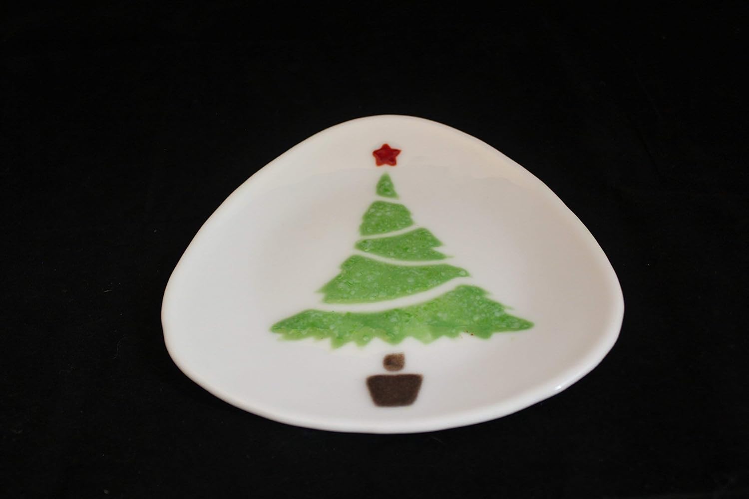 Amazon.com: Christmas Tree Plate, Holiday Serving Platter, Christmas