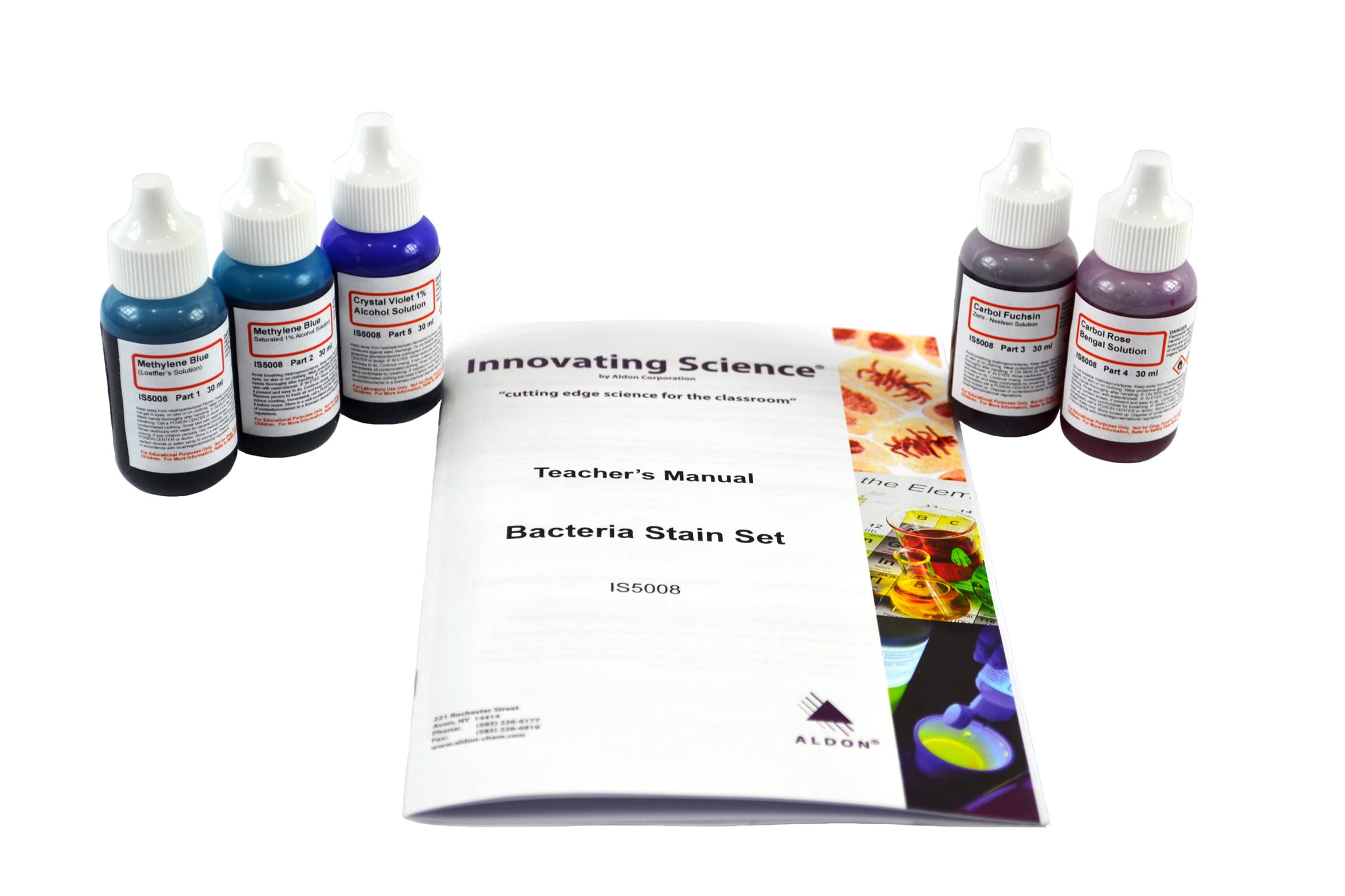ALDON Innovating Science Bacteria Stain Set - 5