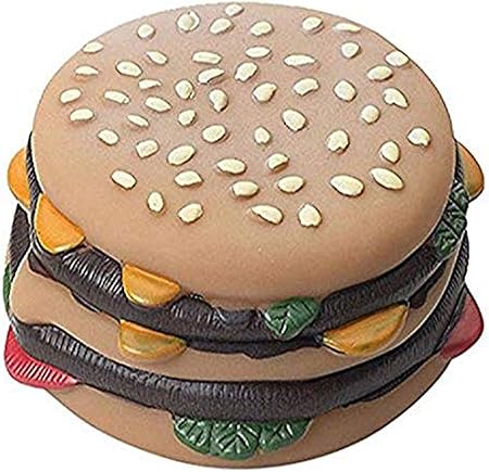 cheeseburger dog toy