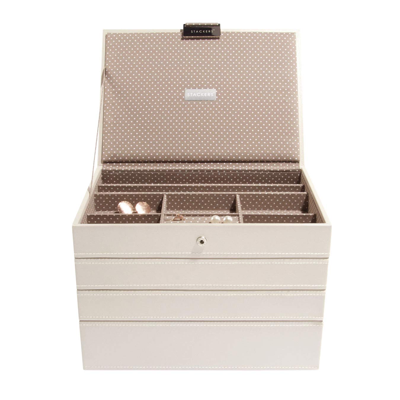 Stackers Vanilla Classic Jewellery Box Set of 4 Amazon.co.uk