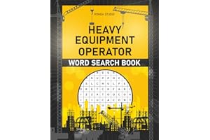 Heavy Equipment Operator Word Search Book: A Heavy Equipment Themed Puzzle Book