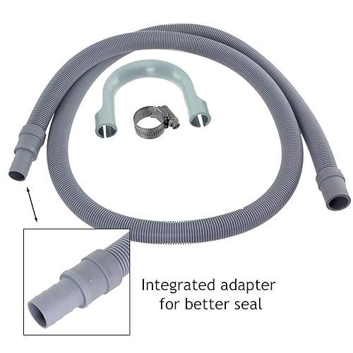 SPARES2GO Drain Hose Extension for Bosch Washing Machine (2.5M, 18mm