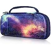 Fintie Carrying Case for Hori Nintendo Switch Split Pad Pro Controller - [Shockproof] Protective Cover Travel Bag w/30 Game Card Slots, Compatible with Nintendo Switch OLED Model