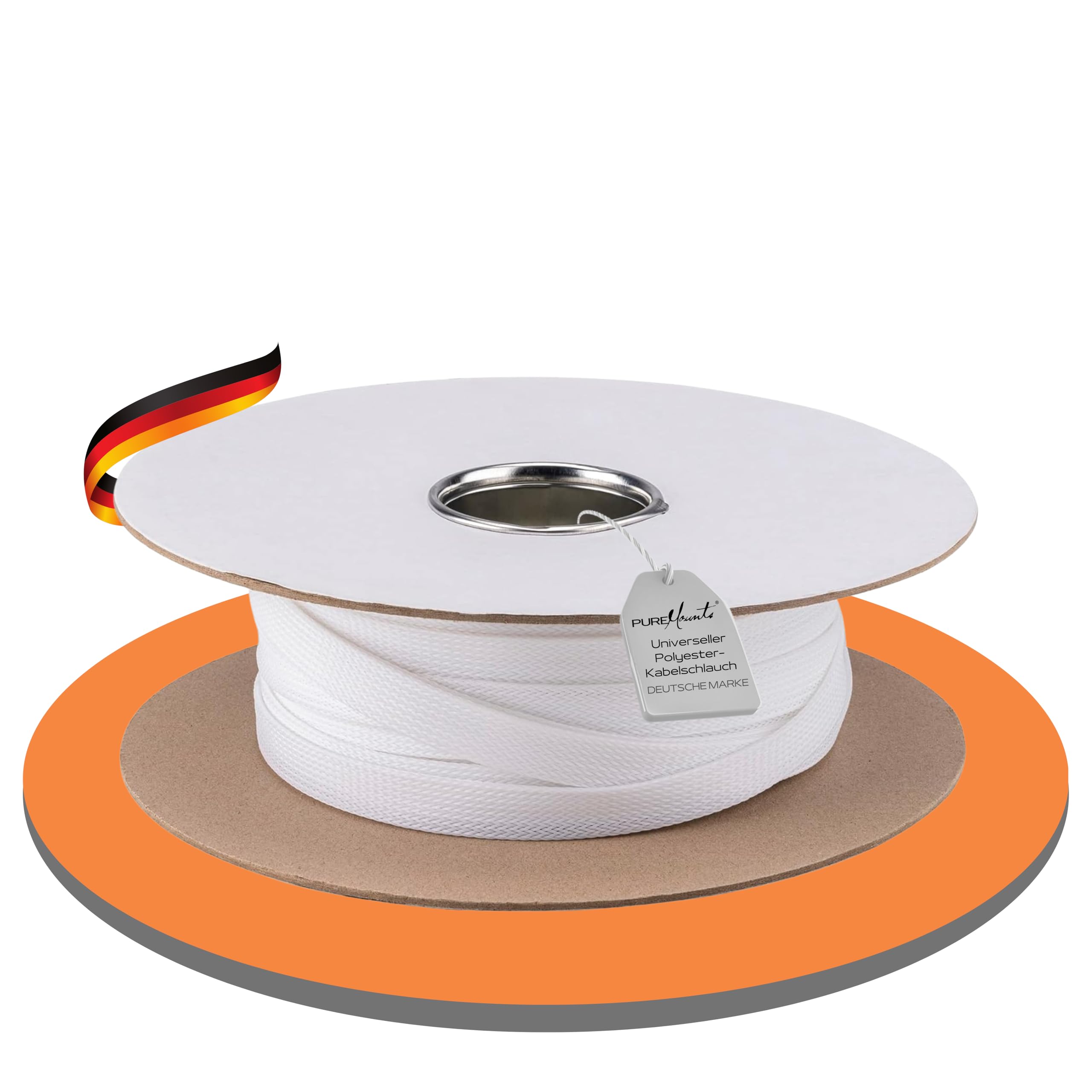 PureMounts PM Zccs Socks BJC-85 Universal Polyester Cable Tube, even Zusammenziehend with Velcro Closure