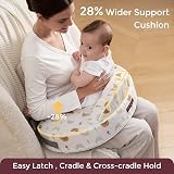momcozy Memory Foam Nursing Pillow Starry Sky High-Rebound Support view 7