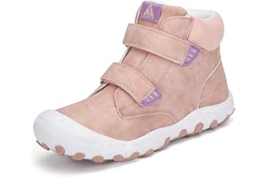 Mishansha Kids Hiking Boots Toddler Girls Boys Hiking Shoes Water-Resistant Anti-Collision Non-Slip Athletic Outdoor Trekking Boots