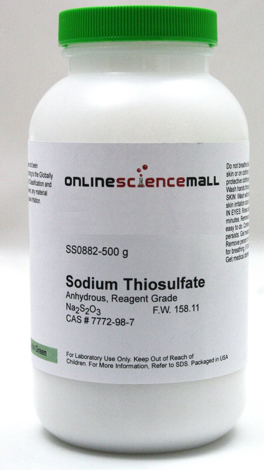 500g of Sodium Thiosulfate Crystals Reagent Grade Industrial & Scientific