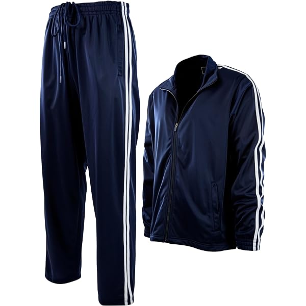 ChoiceApparel Mens Velour Tracksuit with Zippered Pockets (204