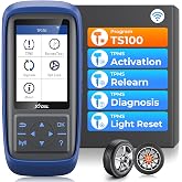 XTOOL TP150 TPMS Programming Tool, Universal TPMS Relearn/Reset/Activate Tool(315/433MHz), Tire Sensor Programmer for XTOOL TS100 Only, Tire Pressure Monitoring System Diagnostic Tool