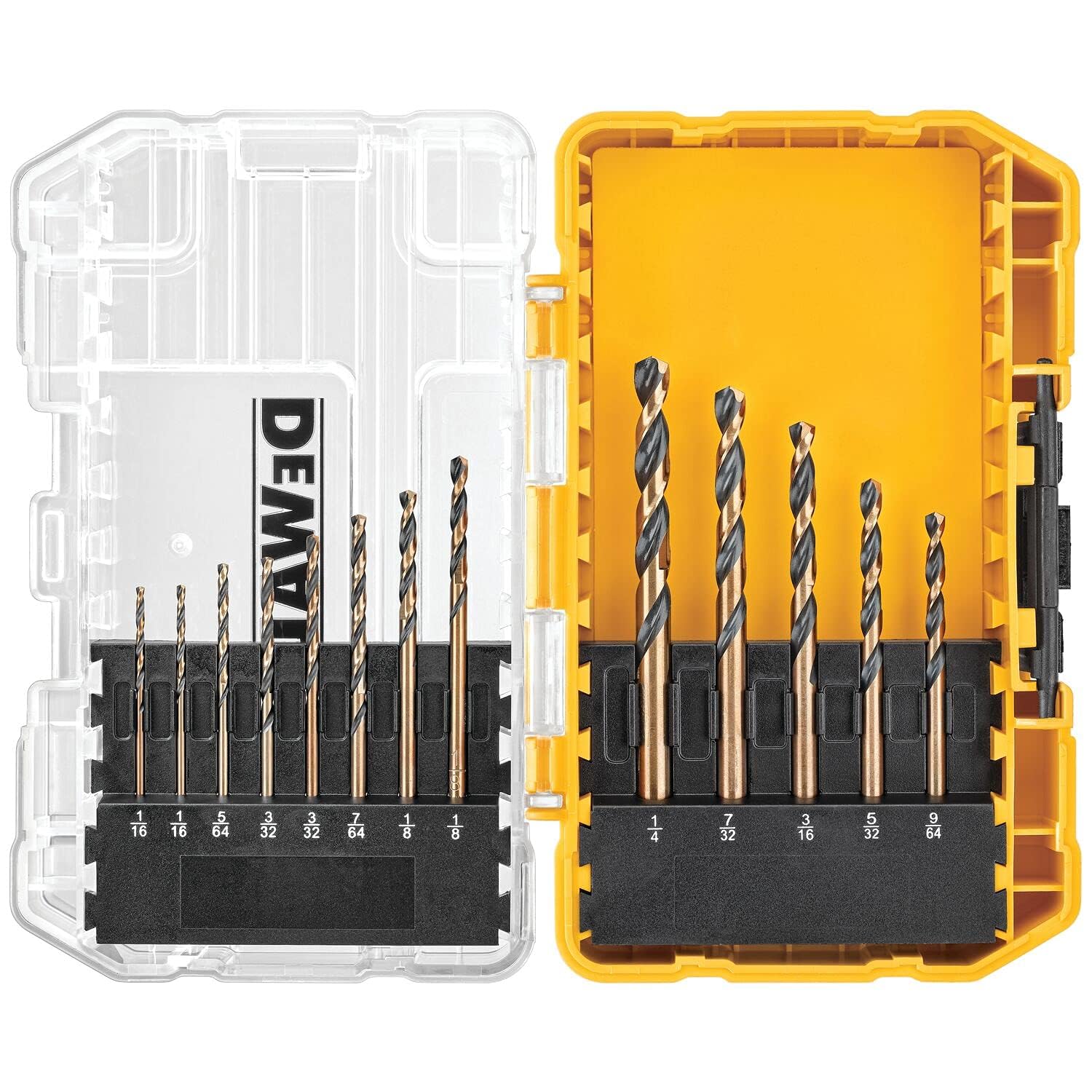 DEWALT Black Oxide Drill Bit Set with Pilot Point, 13-Piece (DW1163) — image 1