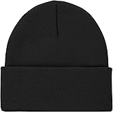 Komorebi Beanies for Men Womens Winter Hats Warm Slouchy Beanies Plain Knit Beanies Unisex Cuff Skull Cap