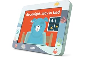 KIDDLE Ok to Wake, Kids Alarm Clock, Routine Builder, Toddler Clock, Sleep Training Clock, Sound Machine Night Light for Kids, Toddler Clock Stay in Bed, Clocks for Kids, Kids Alarm, Sea
