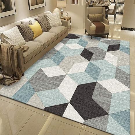 Amazon.de: XH&XH Kinderteppich Creme Teppiche Zimmer Bodenmatte 3D Sky