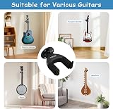Surplex Guitar Wall Mount Auto Lock Hanger Universal Guitar Hook view 4