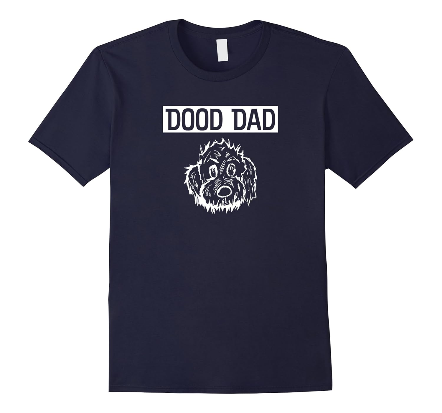 Mens Dood Dad Labradoodle T-Shirt-ANZ