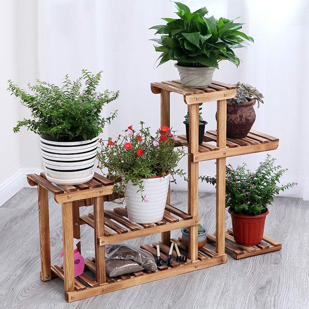 HBY Soporte Macetas Soporte De Escalera De Flores con 5 Gradas ...