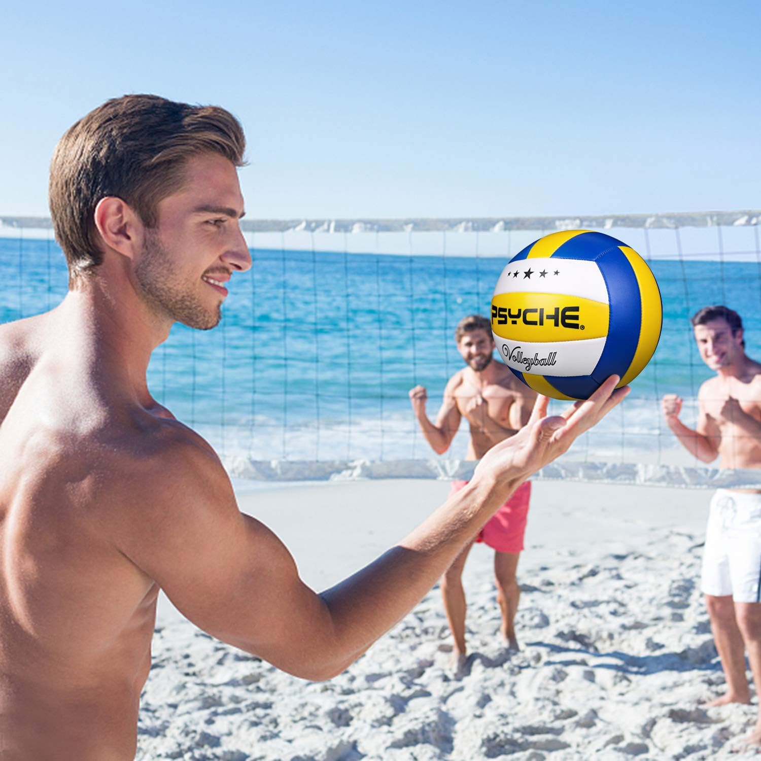 Wisdom Leaves Volleyball Official Size 5, Soft Indoor Outdoor Volleyballs for Kids/Adults Gym Beach Games Play : Sports & Outdoors