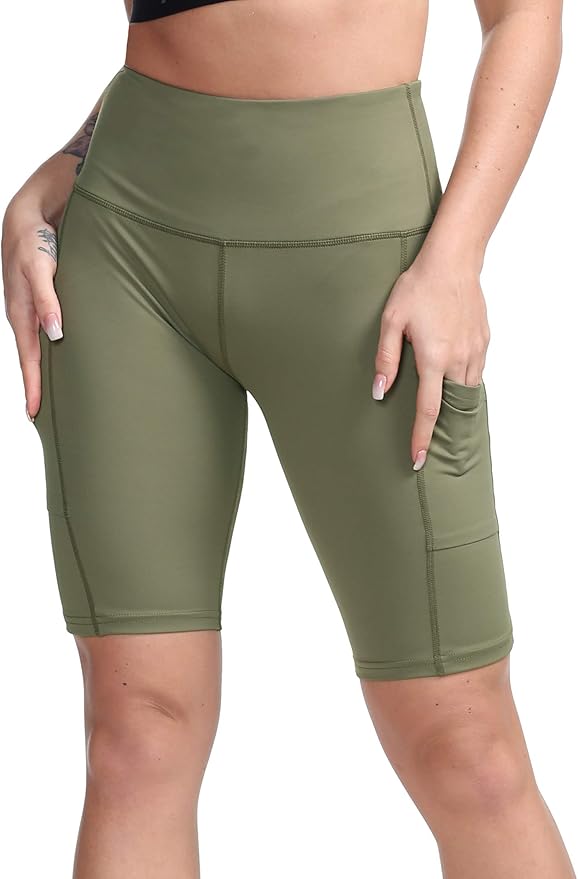 high waisted spandex shorts workout