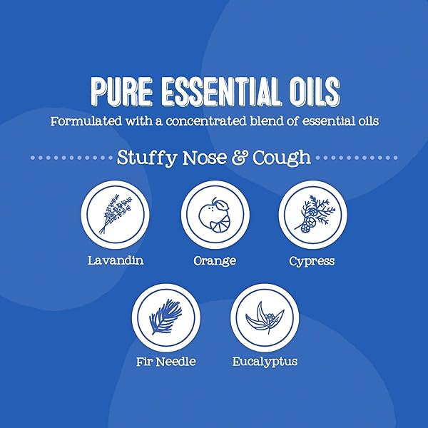 OILOGIC STUFFY NOSE AND COUGH VAPOR BATH RELIEF FOR BABIES & TODDLERS, ESSENTIAL OIL BREATHE BLEND – NATURALLY SOOTHES WITH 100% PURE LAVANDIN, ORANGE, EUCALYPTUS OIL & MORE – 12.9 FL OZ
