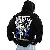 SOLY HUX Men's Graphic Hoodie Drawstring Long Sleeve Hooded Sweatshirt Streetwear Pullover Tops