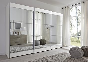 Schlafzimmer Encore White Sliding Door Wardrobe With Mirror