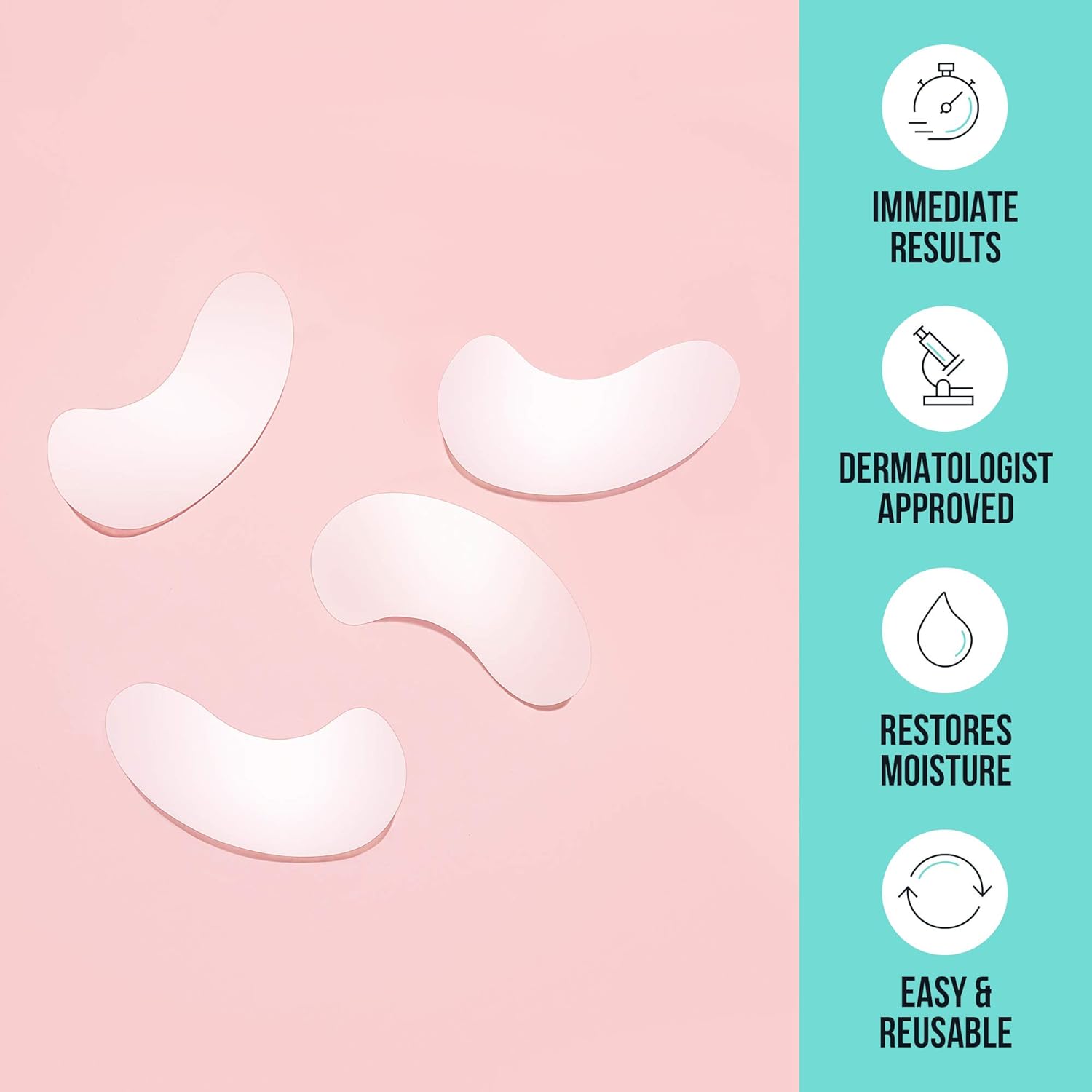 SiO Beauty Under-Eye Patches For Puffy Eyes - Anti-Wrinkle Gel Pads For Fine Lines and Wrinkles - Overnight Eye Mask Patch For Dark Circles and Bags: Beauty