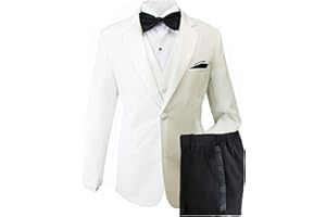 Spring Notion Big Boys' Modern Fit Tuxedo, No Tail