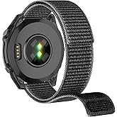 MYSNBKN Hook and Loop Quick Dry Watch Band for Fenix 8 51mm/Fenix 7X/Fenix 6X/Fenix 5X, 26mm Woven Nylon Ultralight Sport Wristband Strap for Garmin Fenix 7X Pro,Fenix 6X Pro,Fenix 5X Plus,Enduro