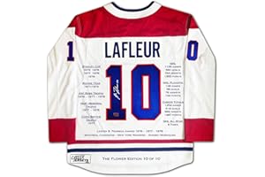 Guy Lafleur Career Jersey – 'The Flower' White Edition #10 of 10 – Limited Edition Hockey Collectible (Size L or XL)