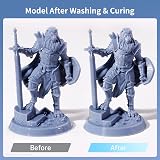 ANYCUBIC Wash and Cure 3 Plus Station with Gooseneck Lights 7.6L Basket view 9