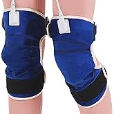 AOBOCO 1 Pair Heating Pad for Knee Pain Relief & Arthritis - Upgrade Heated Knee Wraps 30s Fast Heat - Knee Braces for Knee Treatment Men and Women Auto Shut Off & 86℉-158℉