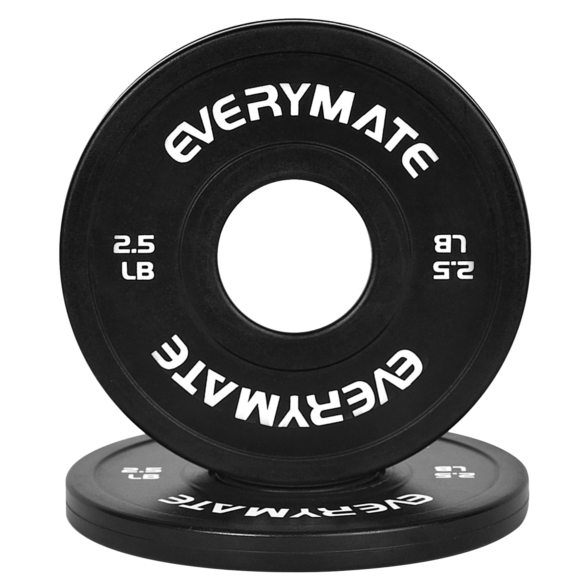 Photo 1 of ***SIMILAR ITEM***EVERYMATE Black Change Weight Plates 2.5LB Set Fractional Plate Olympic Bumper Plates for Cross Training Bumper Weight Plates