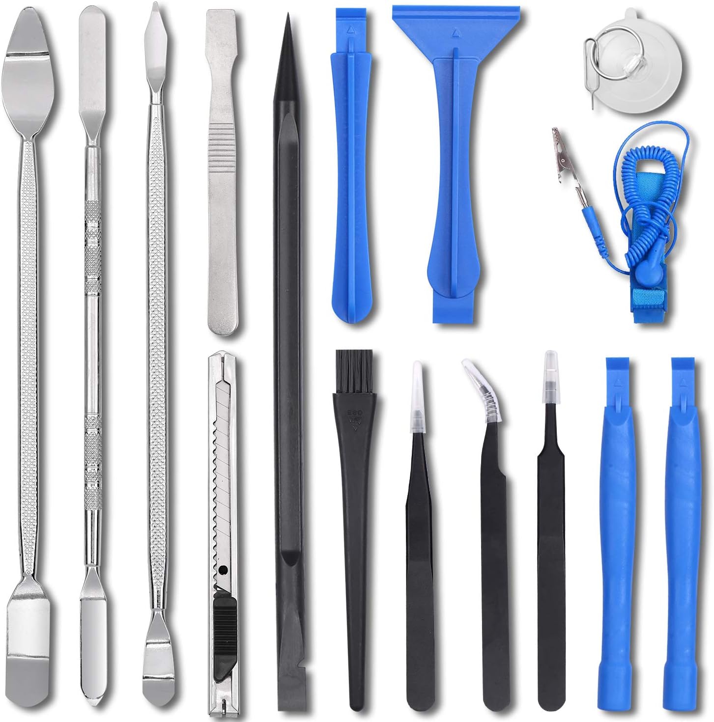 80 IN 1 Professional Computer Repair Tool Kit, Precision Laptop Screwdriver Set, with 56 Bit, Anti-Static Wrist and 24 Repair Tools, Suitable for Macbook, PC, Tablet, PS4, Xbox Controller Repair: Computers & Accessories