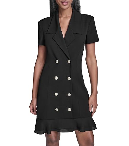 rachel zoe black dress Womens Faux Leather Trim Tweed Sleeveless Crew Neck Above The Knee Sheath Party Size 14 : Clothing, Shoes & Jewelry Baltic Born Womens Montaigne RACHEL ZOE Style Size:US 24 1920 dresses
