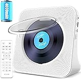 Portable CD Player with Bluetooth: 4000mAh