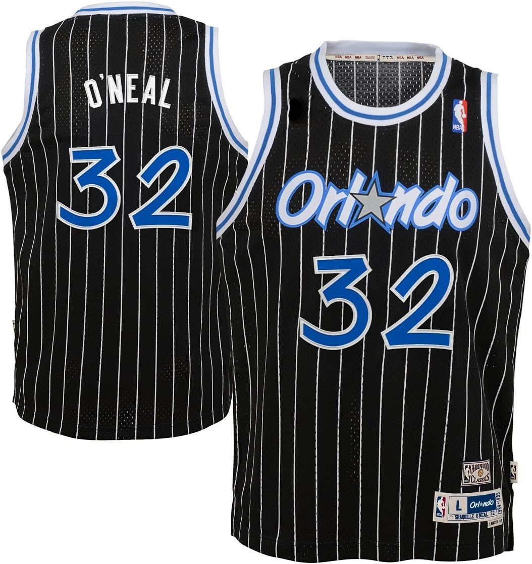 Outerstuff Shaquille O'Neal Orlando Magic NBA Youth Throwback Swingman Jersey - Black