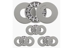 XIKE POWER UNLIMITED TRANSPORT XIKE 4 Pcs NTA815/TC815+2TWA Thrust Needle Roller Bearings 1/2" x15/16 with Washers, Fits DIY/Electric＆Manual Tools, Cars/Trucks/TWAilers/Two＆Three Wheelers, Agriculture/Industrial Machinery.