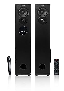 Mitashi TWR 200 Fur 2.0 Channel Tower Speaker with Bluetooth (Black)