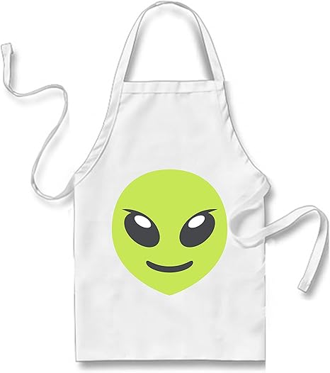 Amazon 宇宙人エイリアン絵文字エプロン エプロン オンライン通販
