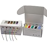 Striveday™ 30 AWG Flexible Silicone Wire Electric Wire 30 Gauge Coper Hook Up Wire 300V Cables Electronic Stranded Wire Cable