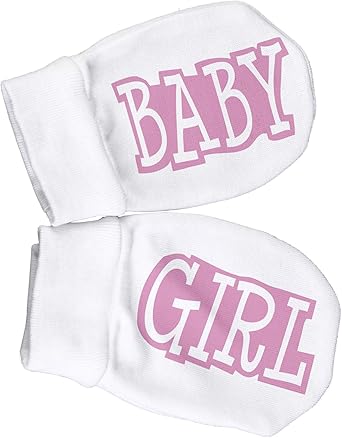 baby girl scratch mittens